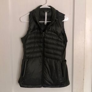 Hunter Green Lululemon Down for a Run Vest